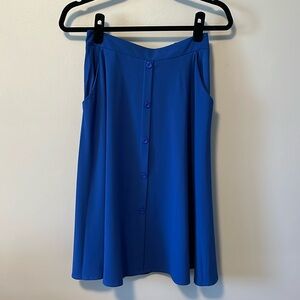 UNBRANDED Royal Blue Pleated Skirt